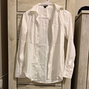 Ann Taylor Cream Button Down Shirt